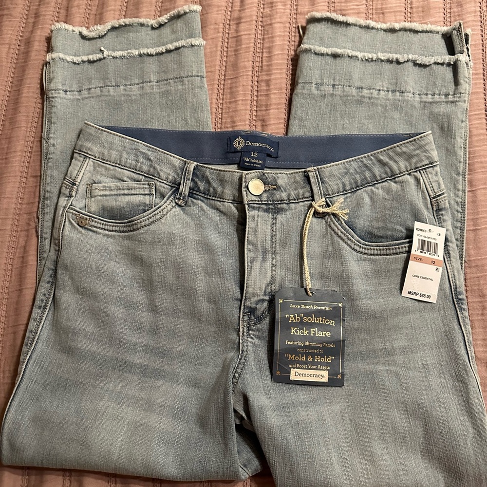 NWT Democracy Absolution Kick Flare With Double Layer Hem - Picture 6 of 15